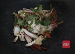 香辣炒螃蟹的做法图解6