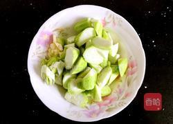 丝瓜豆腐的做法图解2