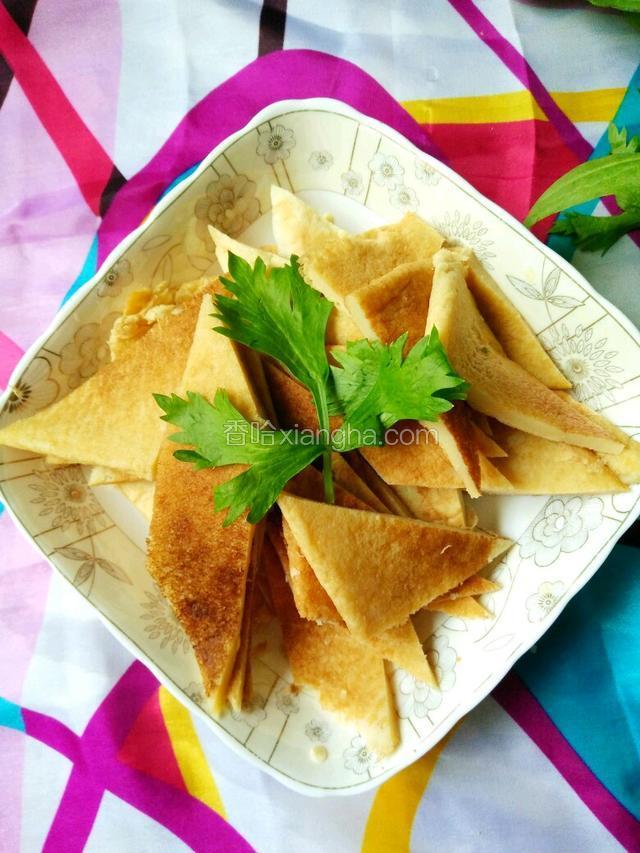 咯吱切成菱形块