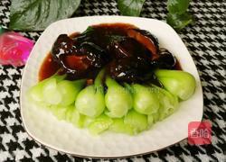 油菜香菇的做法图解11