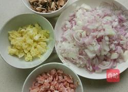 蘑菇培根蛋的做法图解2