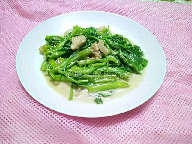 腐乳炒通菜