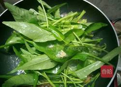 腐乳炒通菜的做法图解5