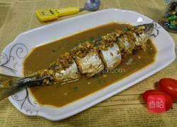 蒜香马鲛鱼的做法图解9