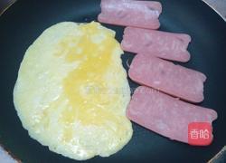 火腿芝士三明治的做法图解3