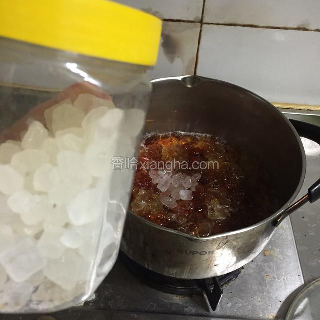 放冰糖，按个人口味
