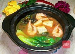 豆腐海藻鲜虾汤的做法图解5