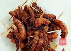 烤鱿鱼须的做法图解3