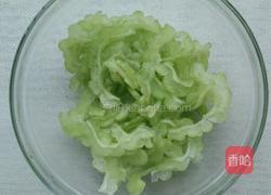 蛋炒苦瓜的做法图解3