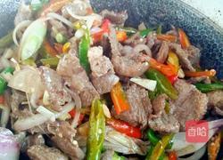 家常牛肉小炒的做法图解8