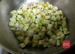 茄子肉丁打卤面的做法图解6