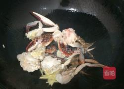 青红椒炒蟹的做法图解4