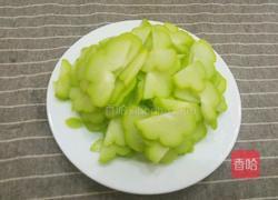 酸辣佛手瓜的做法图解3