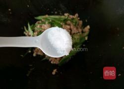 肉末炒秋葵的做法图解6
