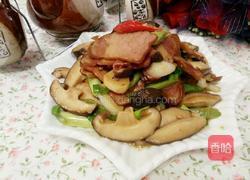 香菇炒腊肉的做法图解10