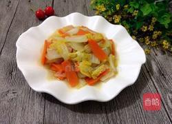 白菜炒胡萝卜的做法图解7