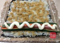 肉松紫菜包饭的做法图解6