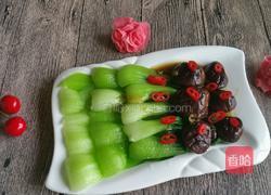 香菇趴油菜的做法图解5