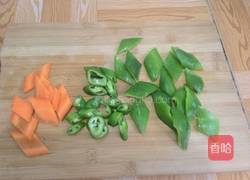 青椒烧茄子的做法图解1