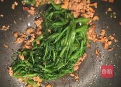 虾米肉碎炒通菜的做法图解9