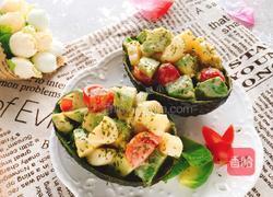 鲜贝鳄梨沙拉的做法图解12