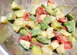 鲜贝鳄梨沙拉的做法图解10