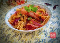 鲜虾意面的做法图解2