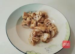 酸笋炒大肠的做法图解3