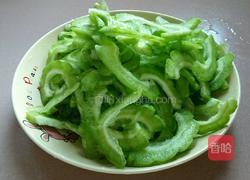 凉瓜炒肉的做法图解4