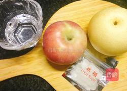 冰糖雪梨苹果汁的做法图解1