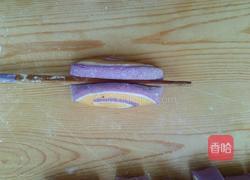 三色花卷的做法图解6