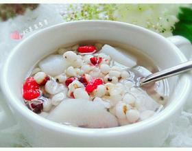 薏米芡实山药粥[图]