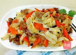 豉椒牛肉炒河粉的做法图解10