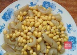 酱肉皮炒黄豆的做法图解5