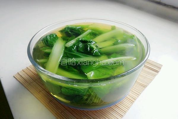 青菜汤（含油碟做法）