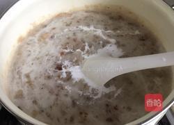 椰汁雪莲子桃胶炖木瓜的做法图解4