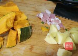土豆豆角炖南瓜的做法图解2