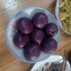 紫薯糯米包子的做法[图]