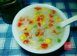 鲜玉米蔬菜粥的做法图解8