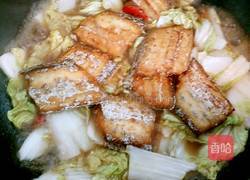 带鱼扒白菜的做法图解10