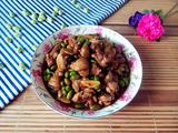 毛豆米烧鸡腿