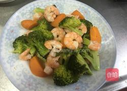 西兰花蒸虾仁的做法图解6