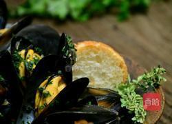 法式白葡萄酒煮青口的做法图解12