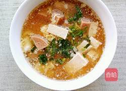 火腿豆腐汤的做法图解10