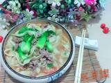 肉丝面青菜的做法[图]