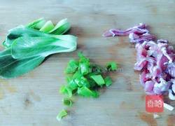 肉丝面青菜的做法图解5