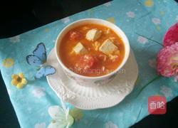 西红柿豆腐汤的做法图解10