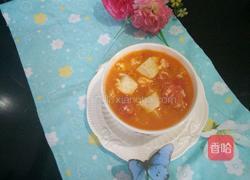 西红柿豆腐汤的做法图解11