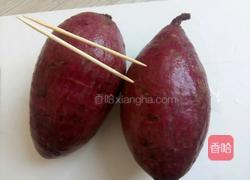 微波炉烤紫薯的做法图解2