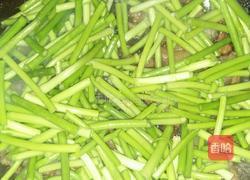 肉炒蒜薹的做法图解3